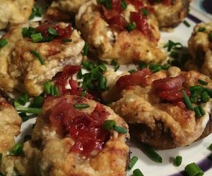 Truffled Stuffed Mushrooms