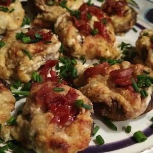 Truffled Stuffed Mushrooms