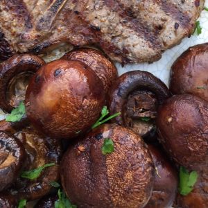 Balsamic and Soy Roasted Mushrooms