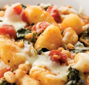 Gnocchi with Spinach and Cannellini Beans