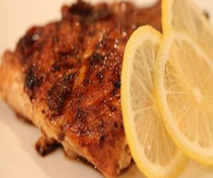 Glazed Black Currant Salmon Filets