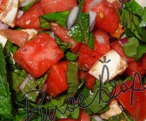 Watermelon Basil Salad