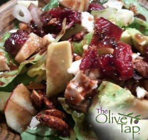 Harvest Chopped Salad with Apple Balsamic Glazed Bacon