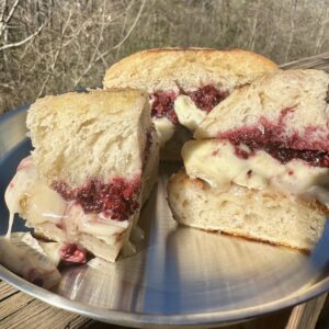 Blackberry Ginger Grilled Cheese Sandwiches