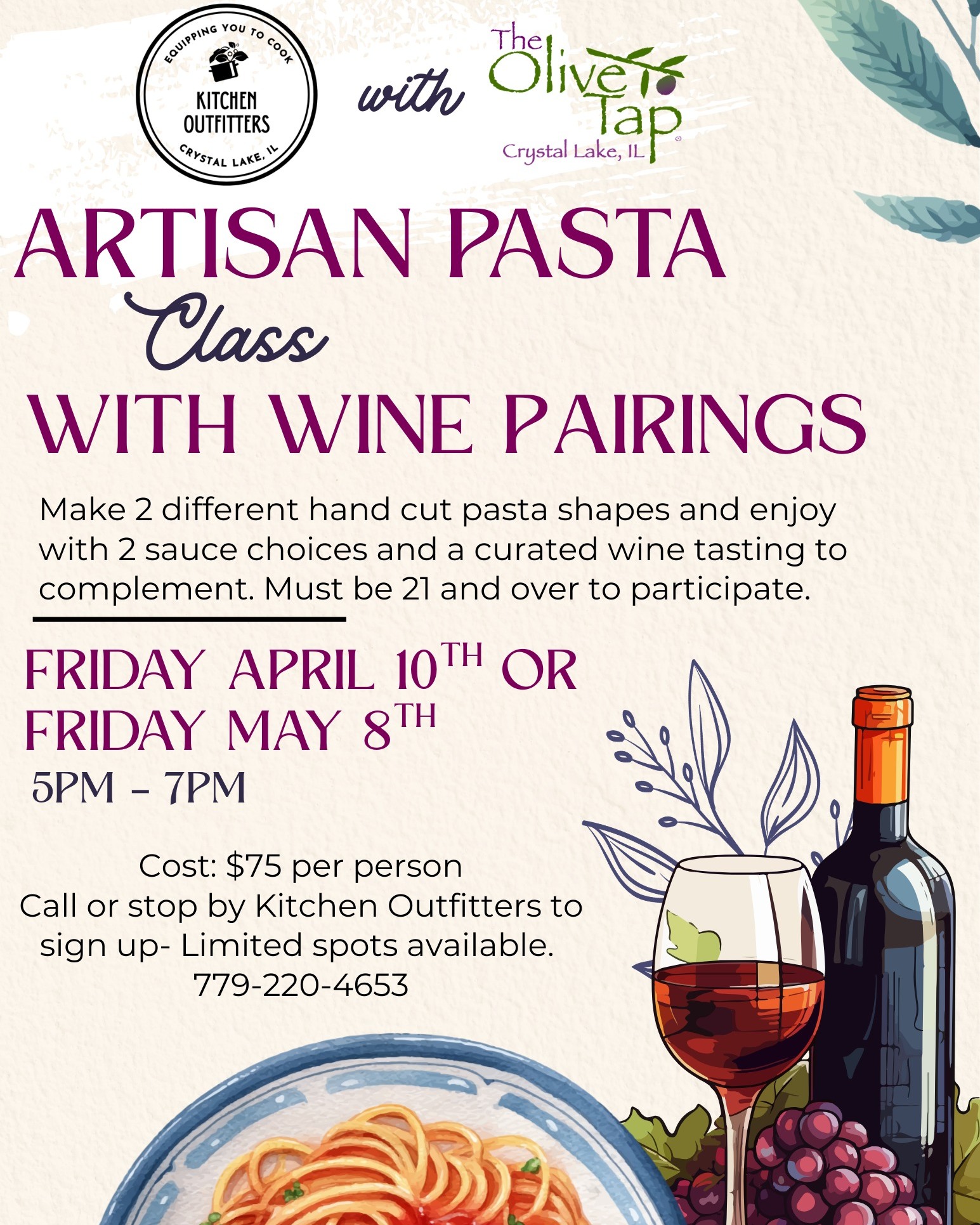 Artisan Pasta Class