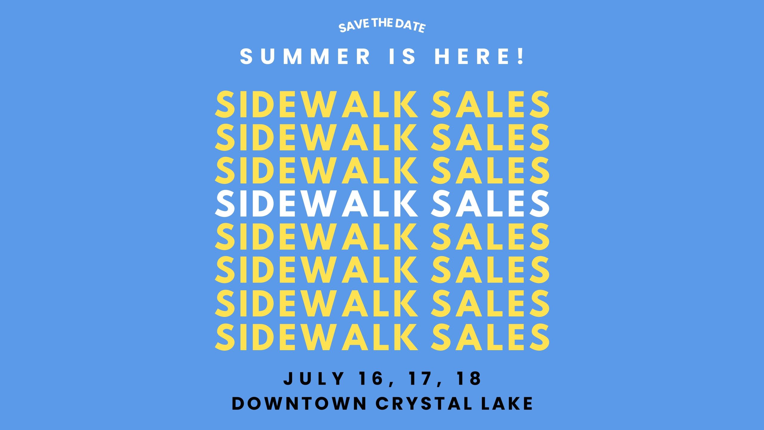 Sidewalk Sales
