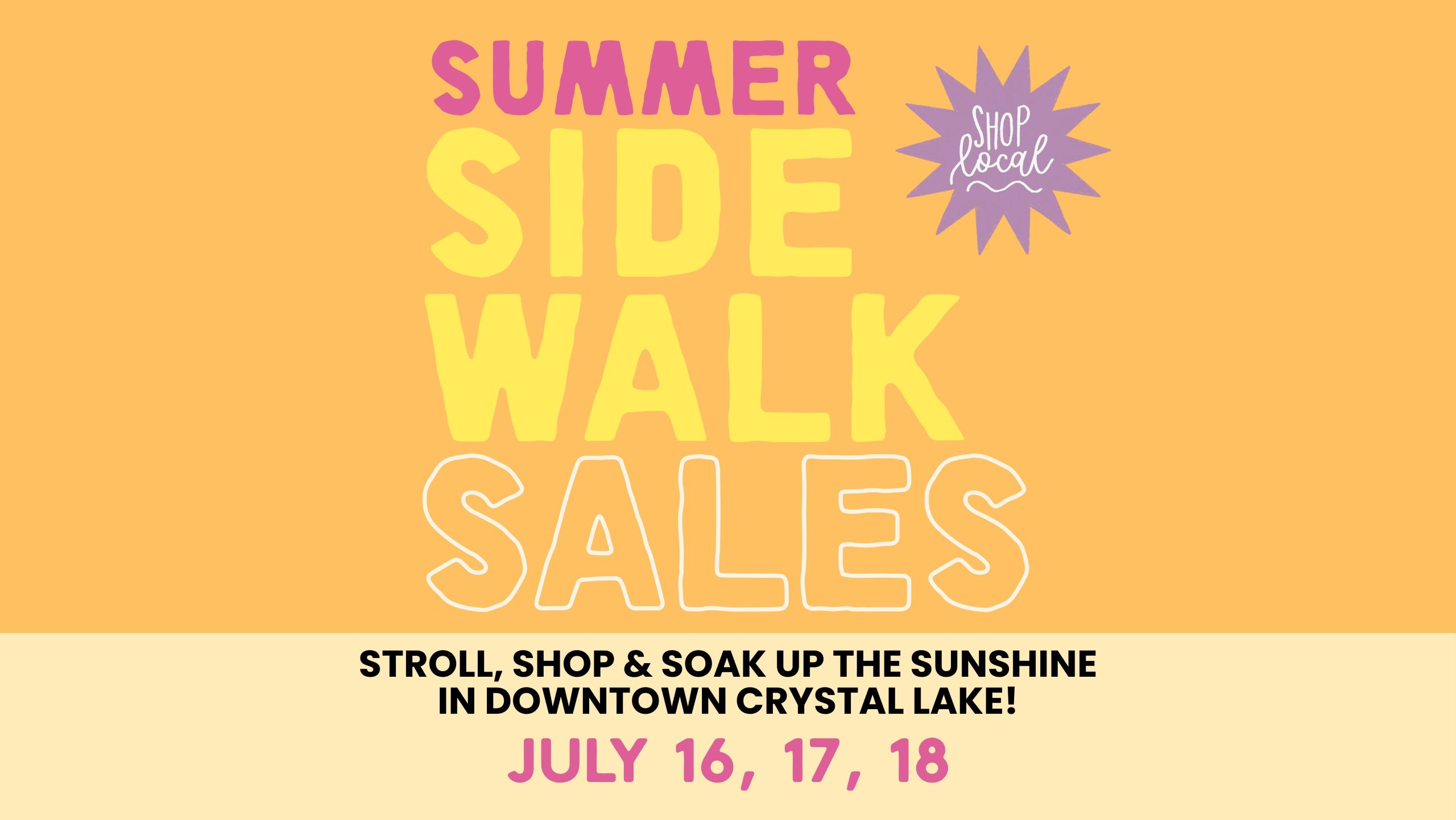 Sidewalk Sales